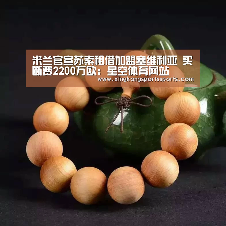 米兰官宣苏索租借加盟塞维利亚 买断费2200万欧：星空体育网站(图1)